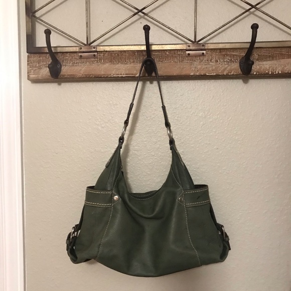 Fossil | Bags | Fossil Green Leather 